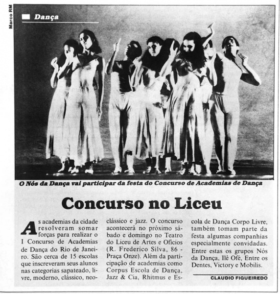 Jornal do Brasil Nós da Dança